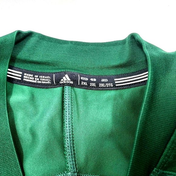 New Adidas Techfit Shockweb Jersey Men's Football Compression Dark Green - Picture 7 of 9